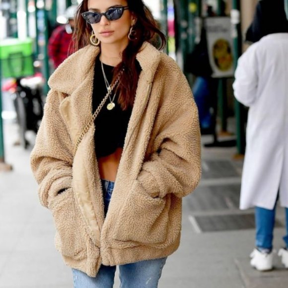 I.AM.GIA Teddy Pixie Coat Caramel - Picture 5 of 5